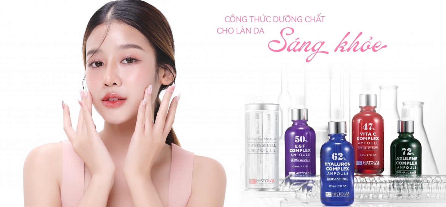 dòng ampoule dưỡng da và đặc trị histolab 