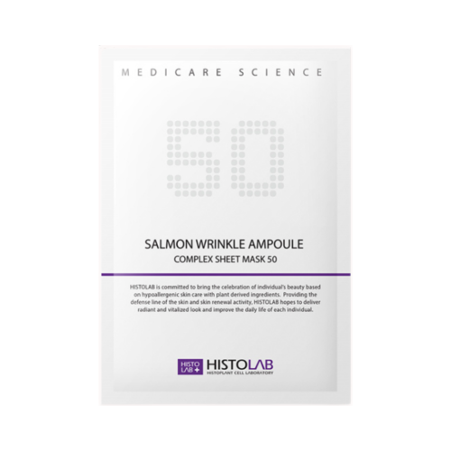 MẶT NẠ HỖ TRỢ ĐỘ ĐÀN HỒI - SALMON WRINKLE AMPOULE COMPLEX SHEET MASK 50 30g 