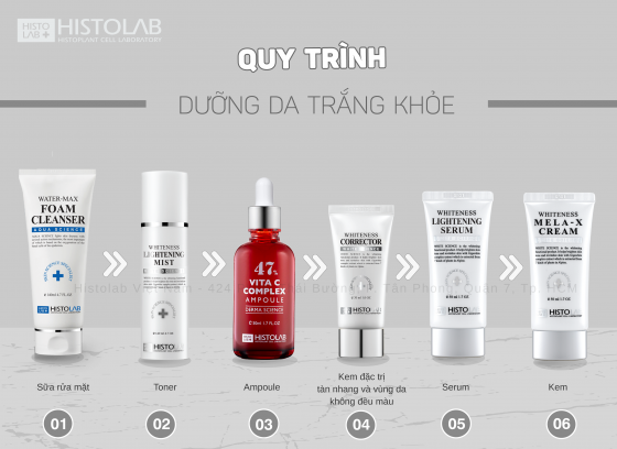 WHITENESS SCIENCE SET - ROUNTINE SKINCARE DƯỠNG DA TRẮNG KHỎE 