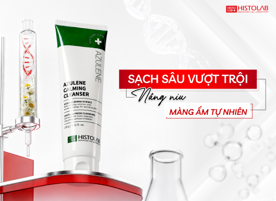AZULENE CALMING CLEANSER – SẠCH SÂU VƯỢT TRỘI, NÂNG NIU MÀNG ẨM TỰ NHIÊN