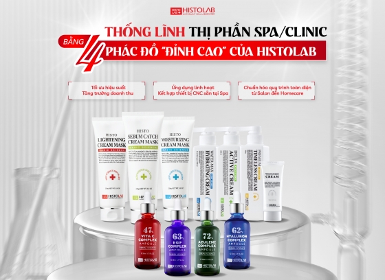 THỐNG LĨNH THỊ PHẦN SPA/CLINIC BẰNG 4 PHÁC ĐỒ “ĐỈNH CAO” HISTOLAB