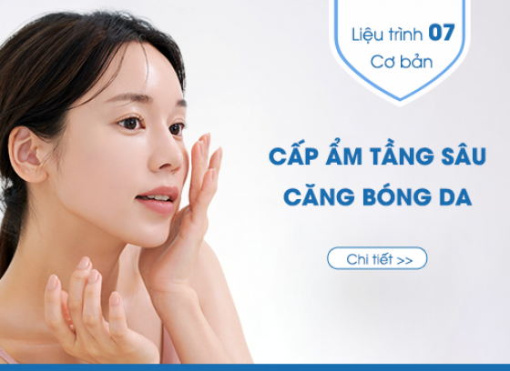 Quy trình số 7: CẤP ẨM TẦNG SÂU, CĂNG BÓNG DA - CƠ BẢN